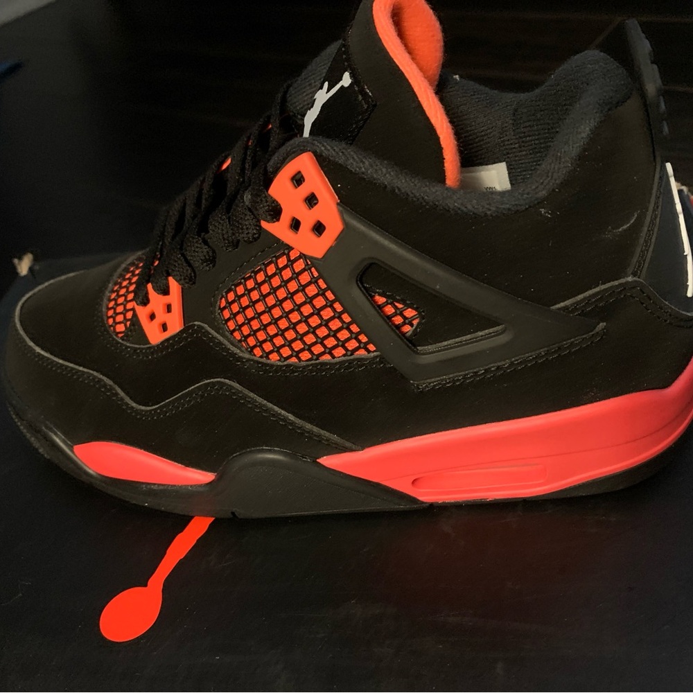 Black and Red Sneakers